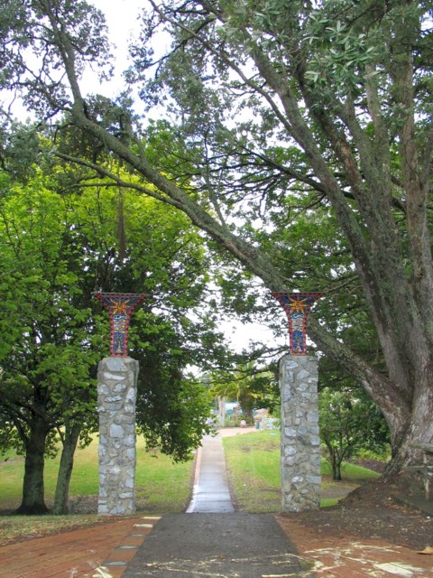 Centennial Park Entrance. Kaitaia, Far North, North Island, New Zealand