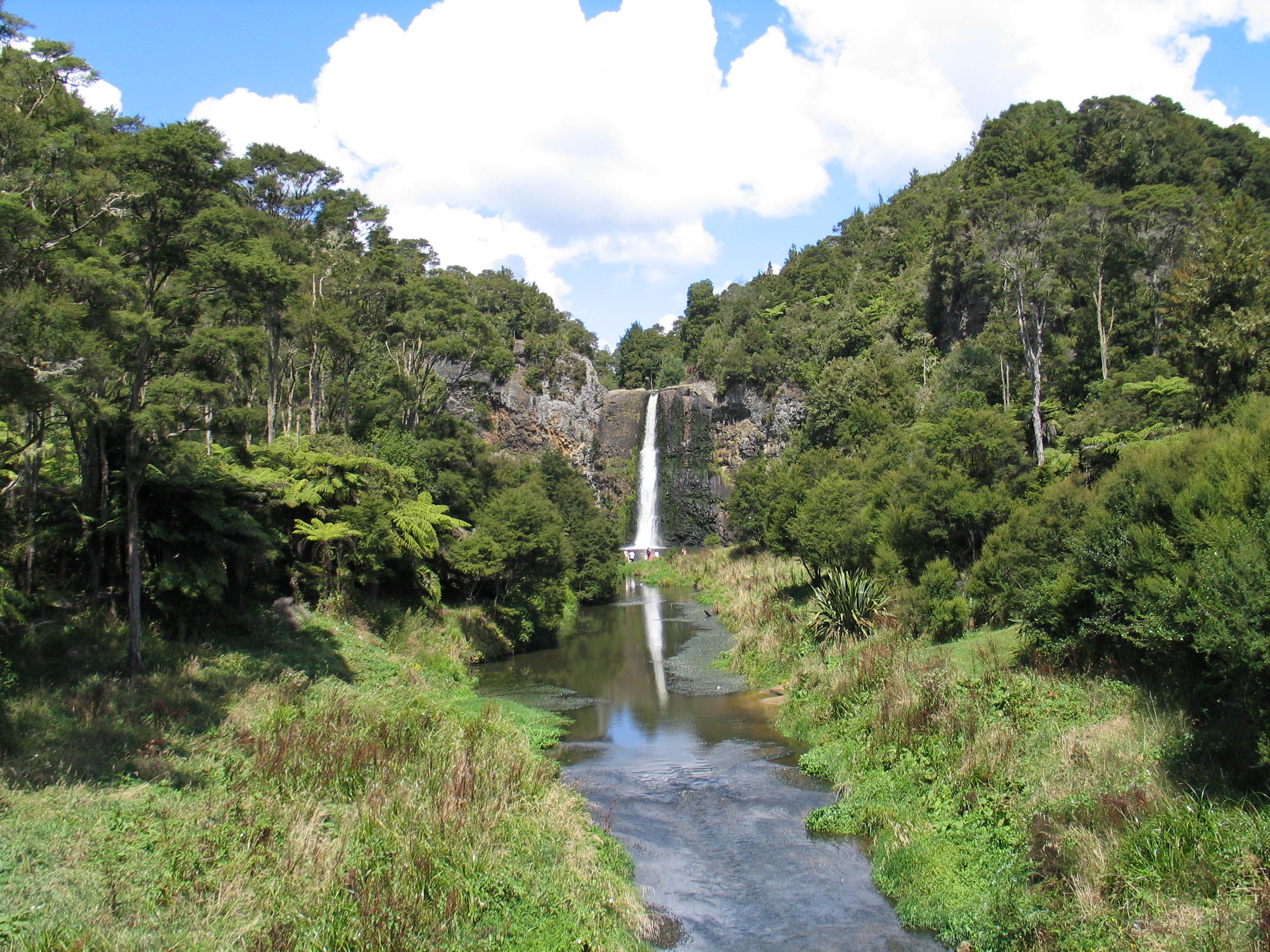 Exquisite day at Hunua Falls. Franklin District, Auckland, North Island, New Zealand