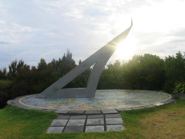 Sundial in Russell. Bay of Islands, Far North, North Island, New Zealand