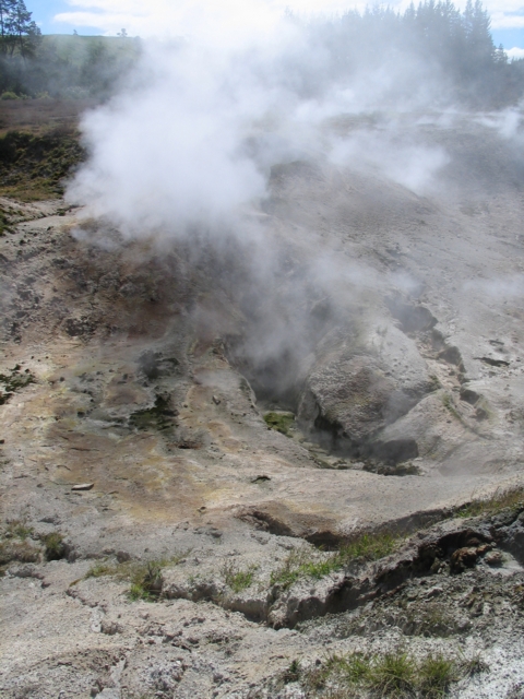 Taupo Wairakei Craters Moon Park, Rotorua, New Zealand