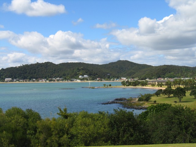 Waitangi treaty grounds view of Te Ti Bay